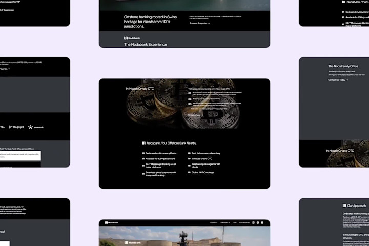 Cover image for Nodabank Landing Page Redesign