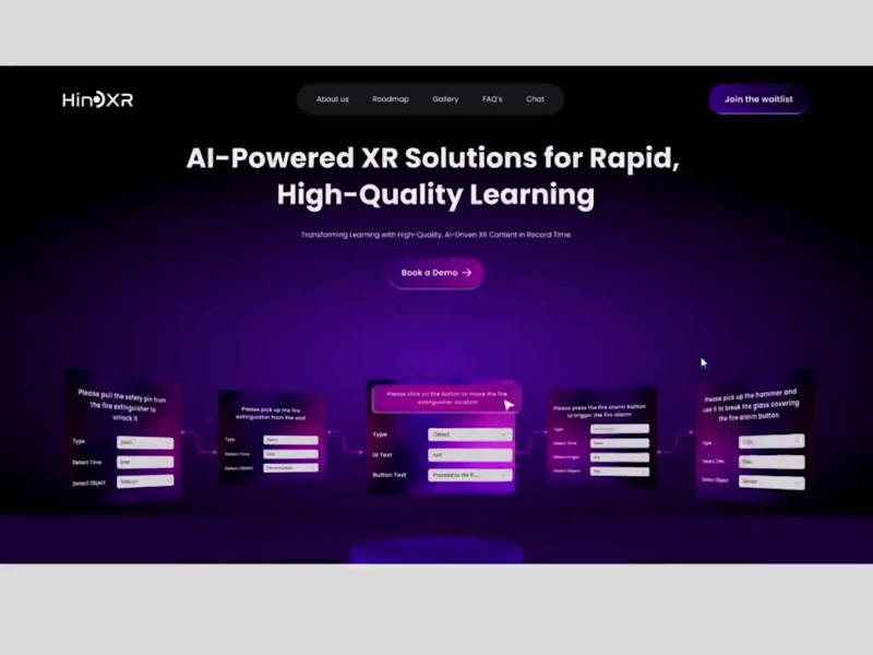 Cover image for HindXR : Website Design