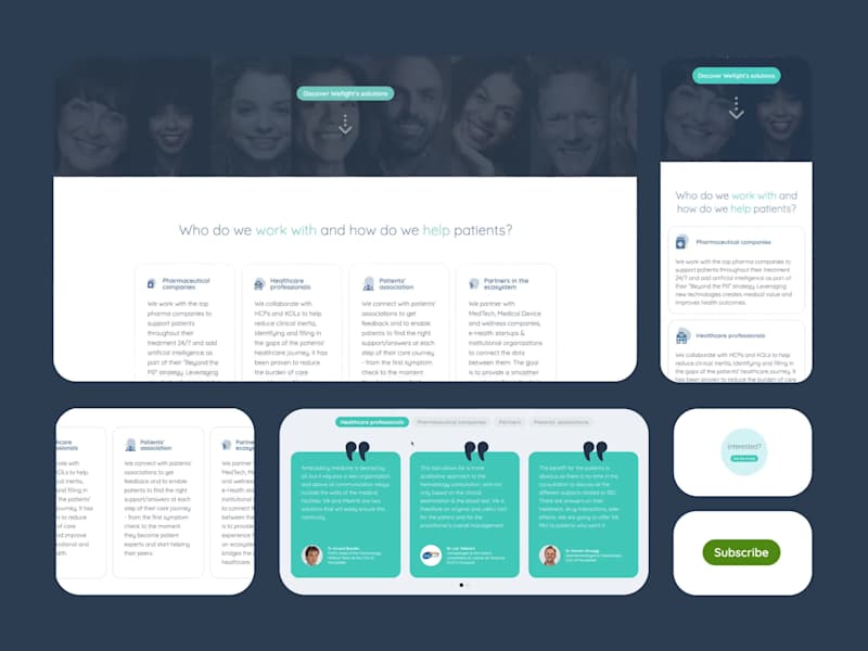 Cover image for UI Design - Wefight website