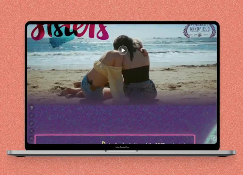 Cover image for Website for Award-Winning Film - Sisters