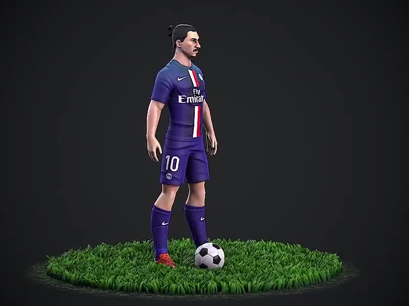Cover image for Zlatan Ibrahimović 3D Model Creation