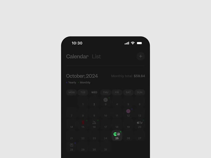 Cover image for Subscription tracker: multiple subscriptions in one day