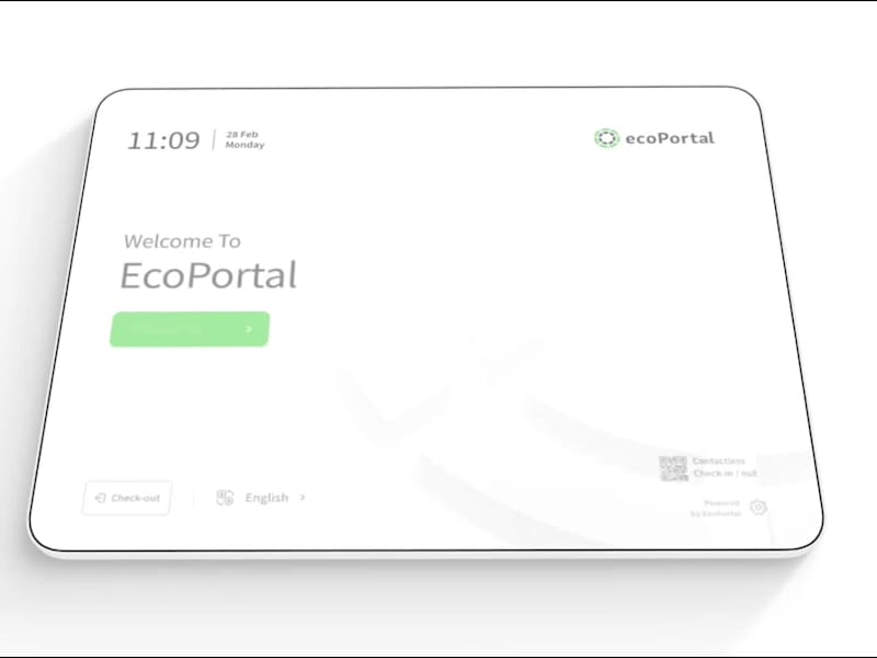 Cover image for EcoPortal – Visitor Management System Design