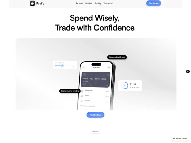 Cover image for Payify Landing Page