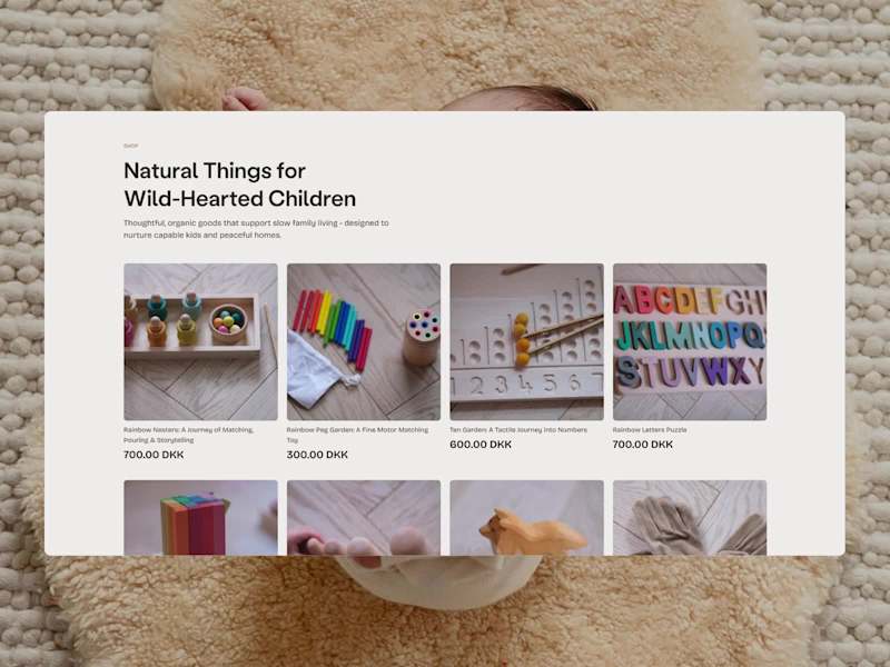 Cover image for The Village Natural | Framer E-commerce Website