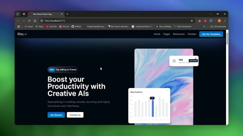 Cover image for Clay AI Landing Page Development & Animation