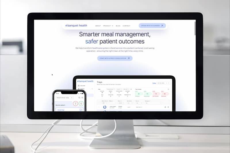 Cover image for Website Redesign & Dev for Hospital Food Management Software