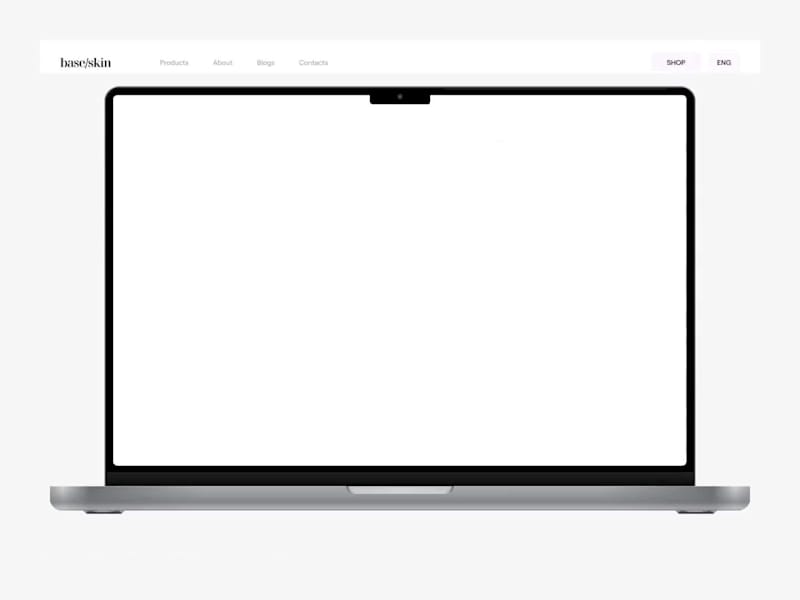 Cover image for Baseskin E-commerce Landing Page