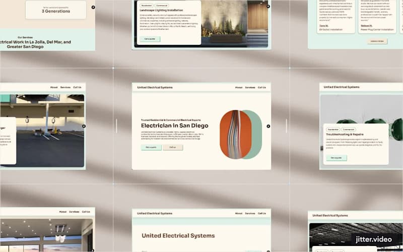 Cover image for Designed Electrician's Framer Site to Improve SEO & Conversions