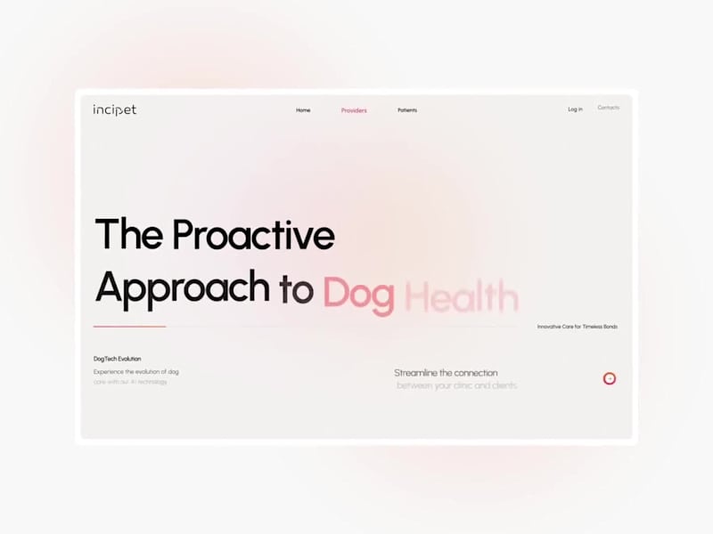 Cover image for Incipet - Providers Page Design