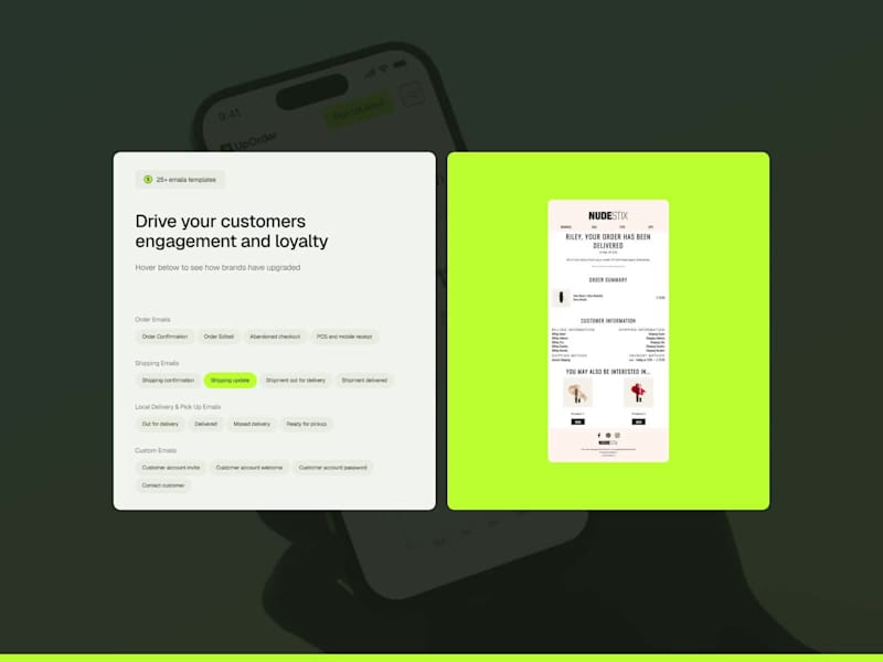 Cover image for UpOrder | Website of a Shopify Email Customizer