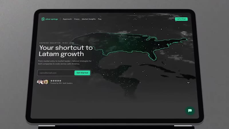 Cover image for Oliver Springs ID + Framer Landing Page