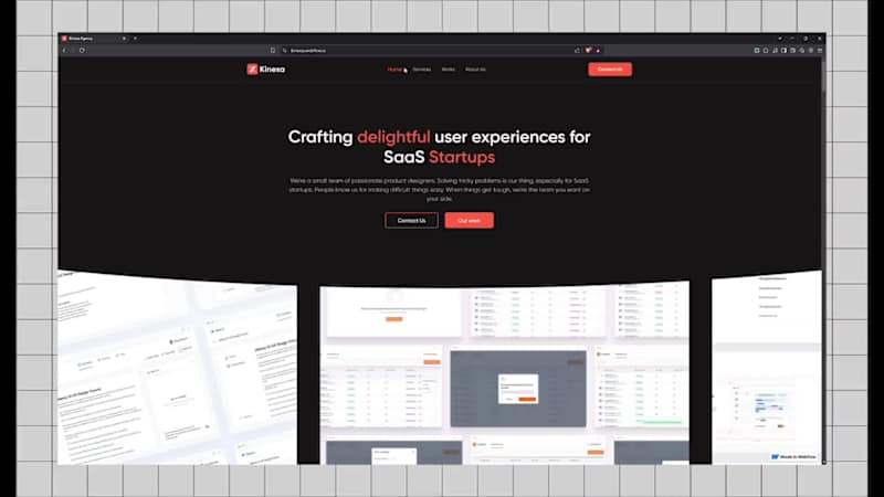 Cover image for Kinexa Agency UI/UX 