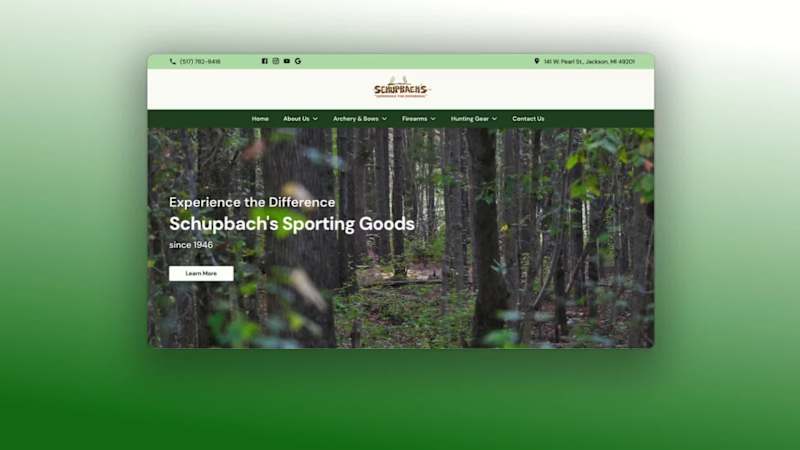 Cover image for COMING SOON: Schupbach’s Sporting Goods Website Redesign - fwd …