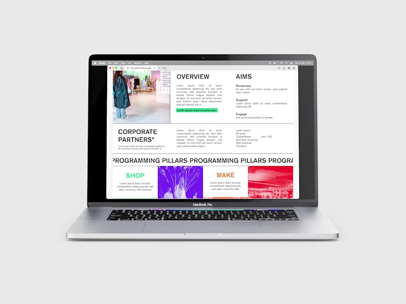 Cover image for Fashion District Festival: Presentation Deck