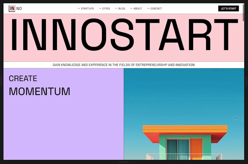 Cover image for Innostart — Startup and Innovation Template