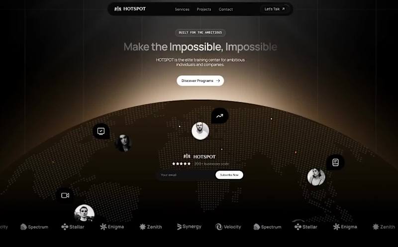 Cover image for Hotspot Website | Framer & Rive