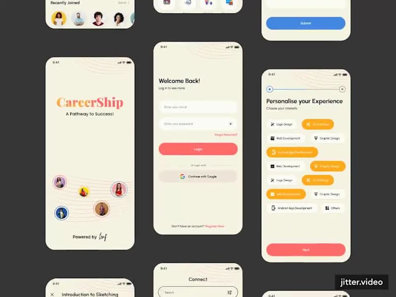 Cover image for Careership App Design