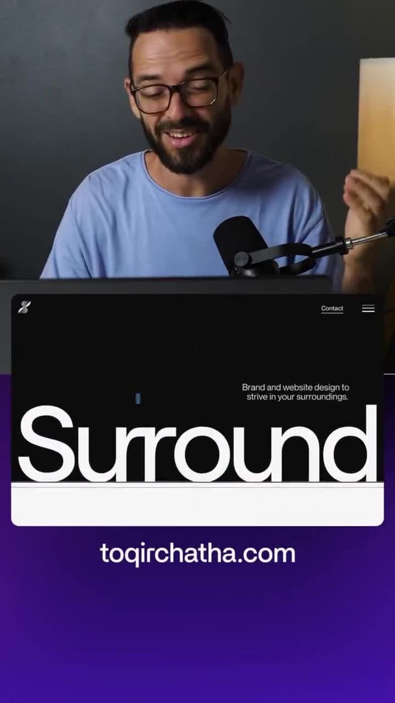 Cover image for Surround Studio’s Webflow Interactive Website