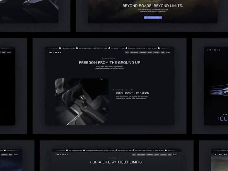 Cover image for Doroni Website | Framer | Figma | UI/UX Design