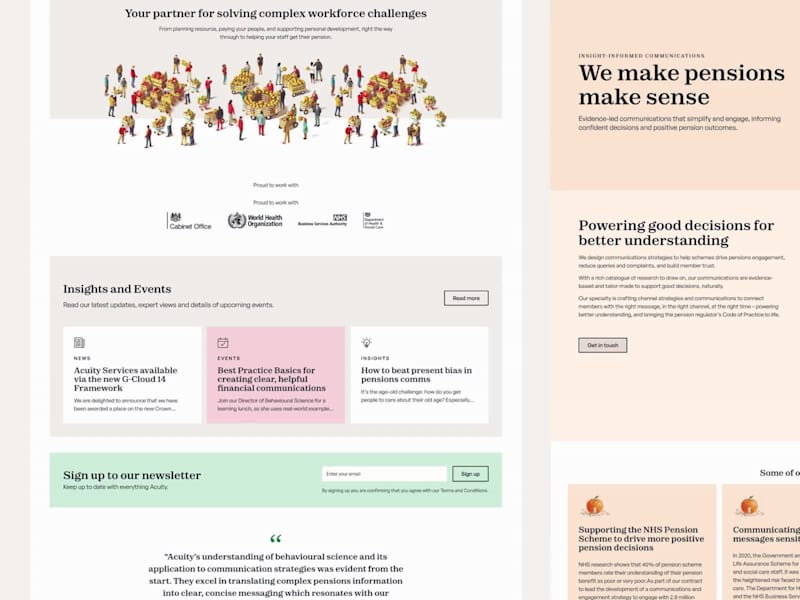 Cover image for Acuity | Webflow & Custom Illustration