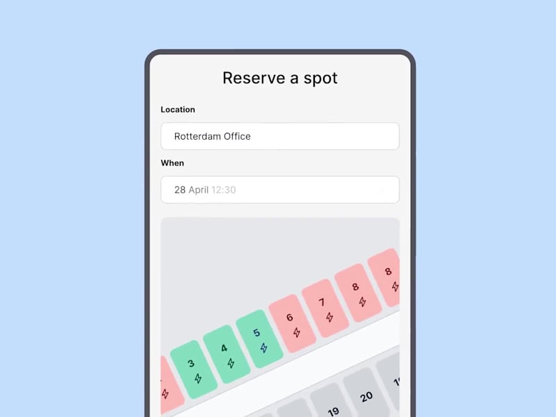 Cover image for  Charging spot reservation
