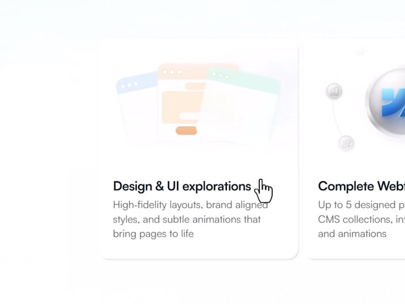 Cover image for Animated UI cards using GSAP and Lottie