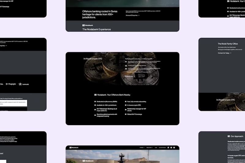 Cover image for Nodabank Landing Page Redesign