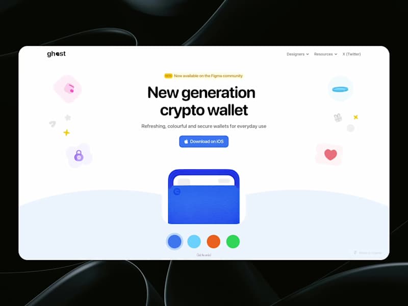 Cover image for Ghost Wallet Website Design & Development