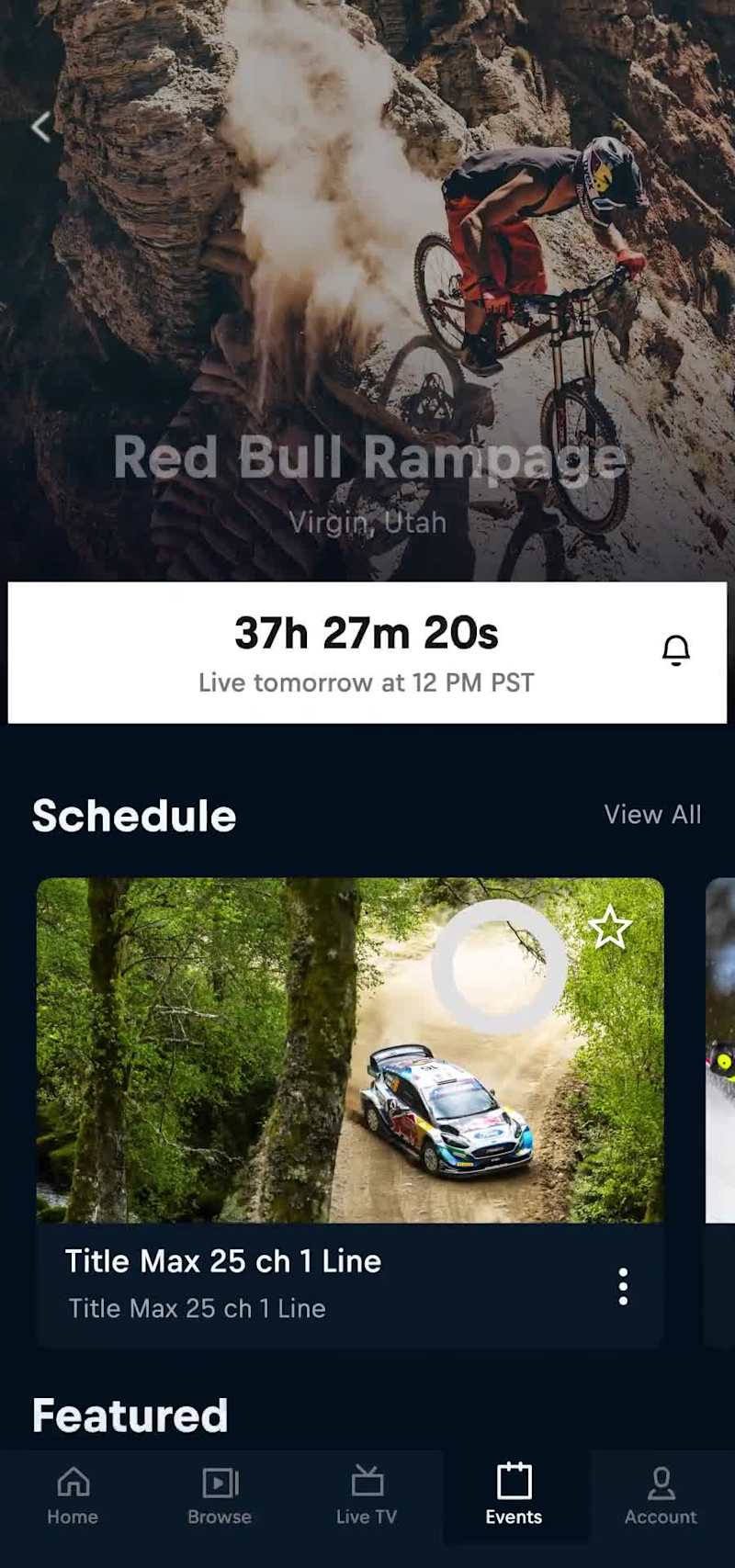 Cover image for Red Bull TV App - UI Animations 