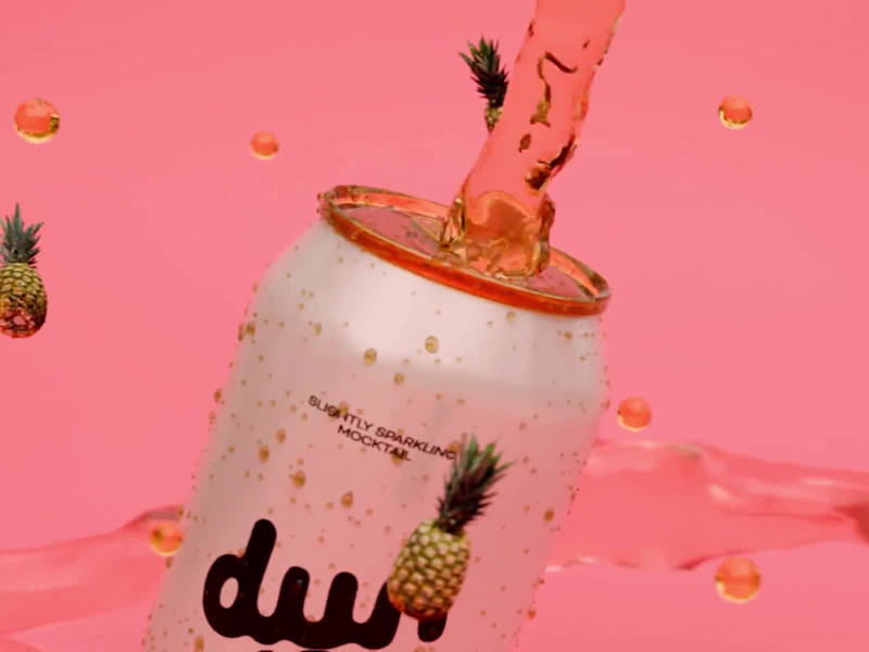 Cover image for Dun Beverage Website: Interactive Spline Product Animations