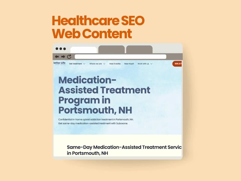 Cover image for SEO Web Content Initiative | Healthcare