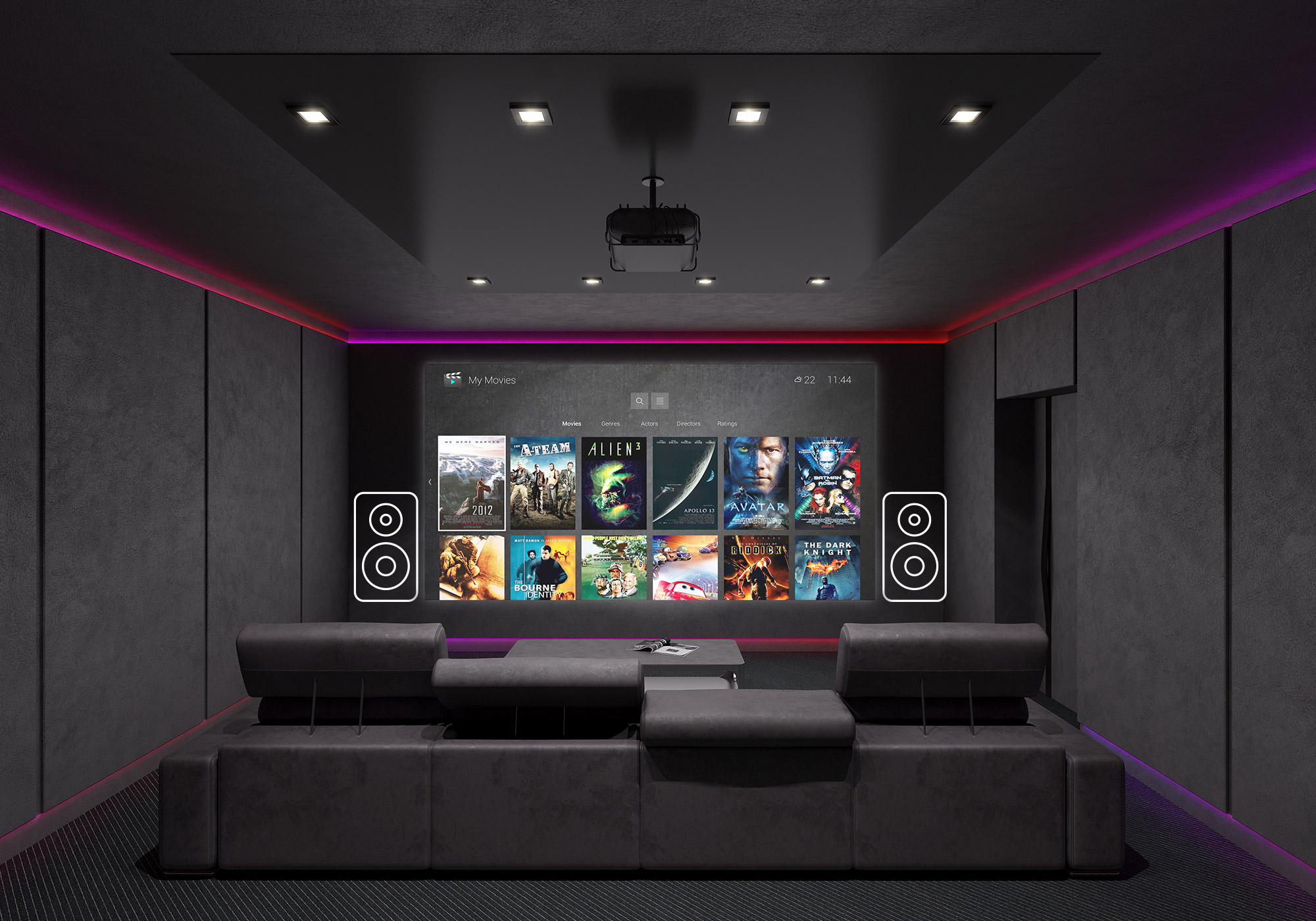 Featured image of post Home Theatre Room Ceiling Design : It should also be a place where your family can simply relax and enjoy their favourite movies.