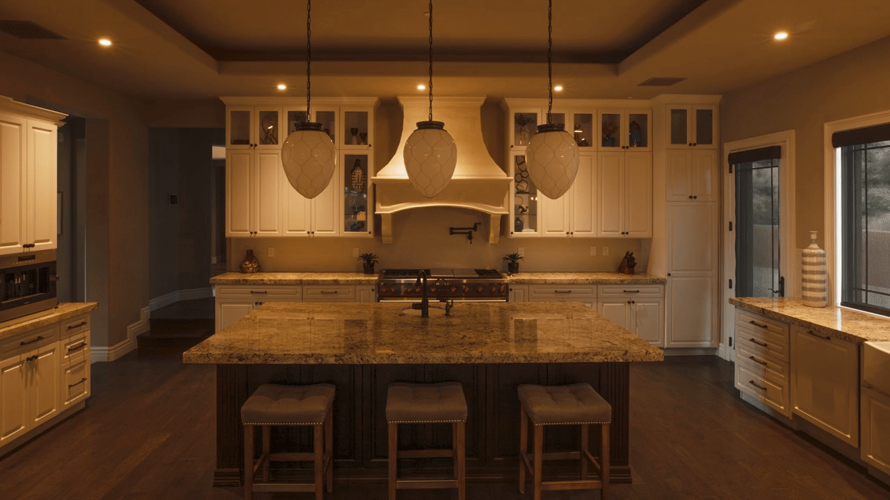 vibrant linear lighting