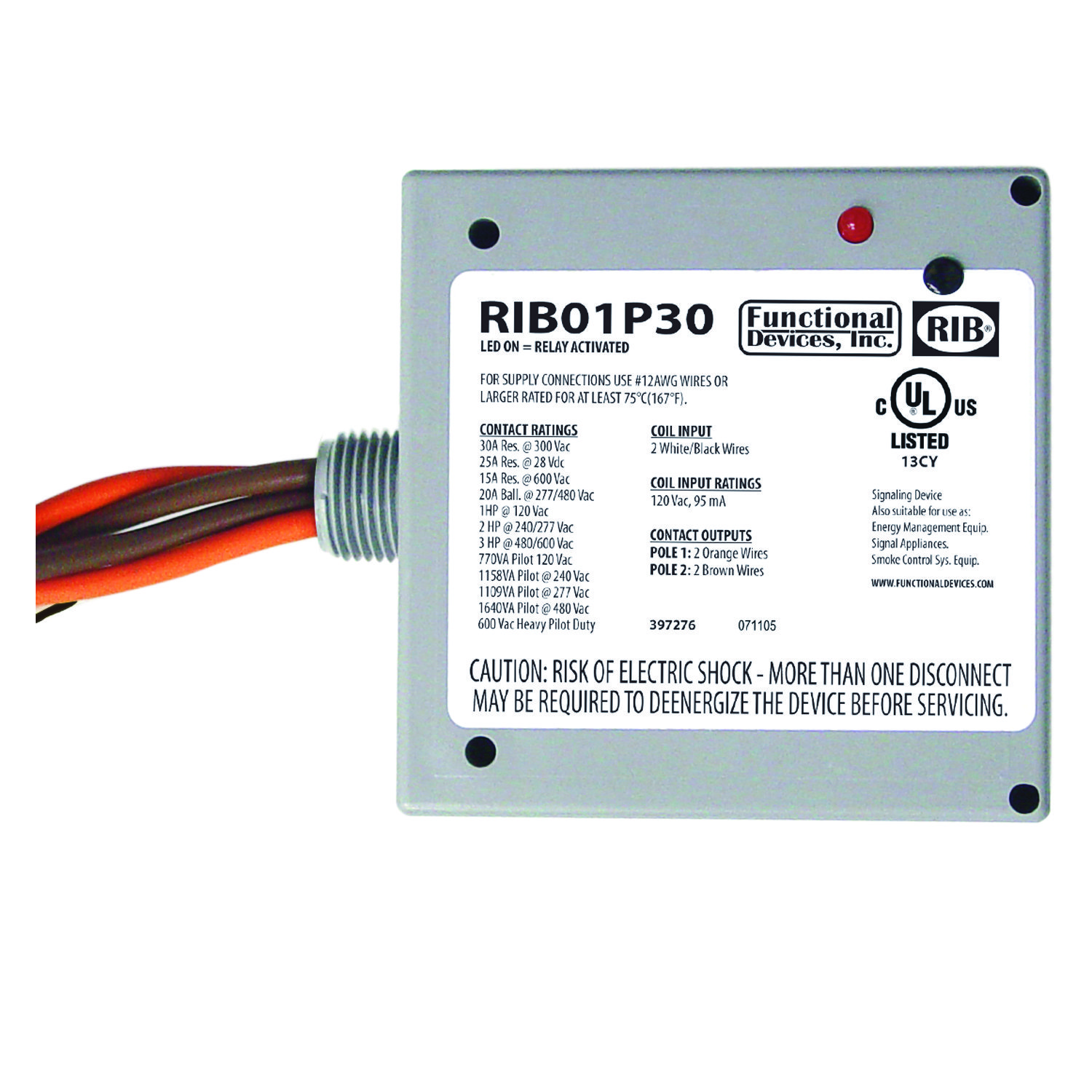 RIB01P30 RIB Relays Functional Devices CCI