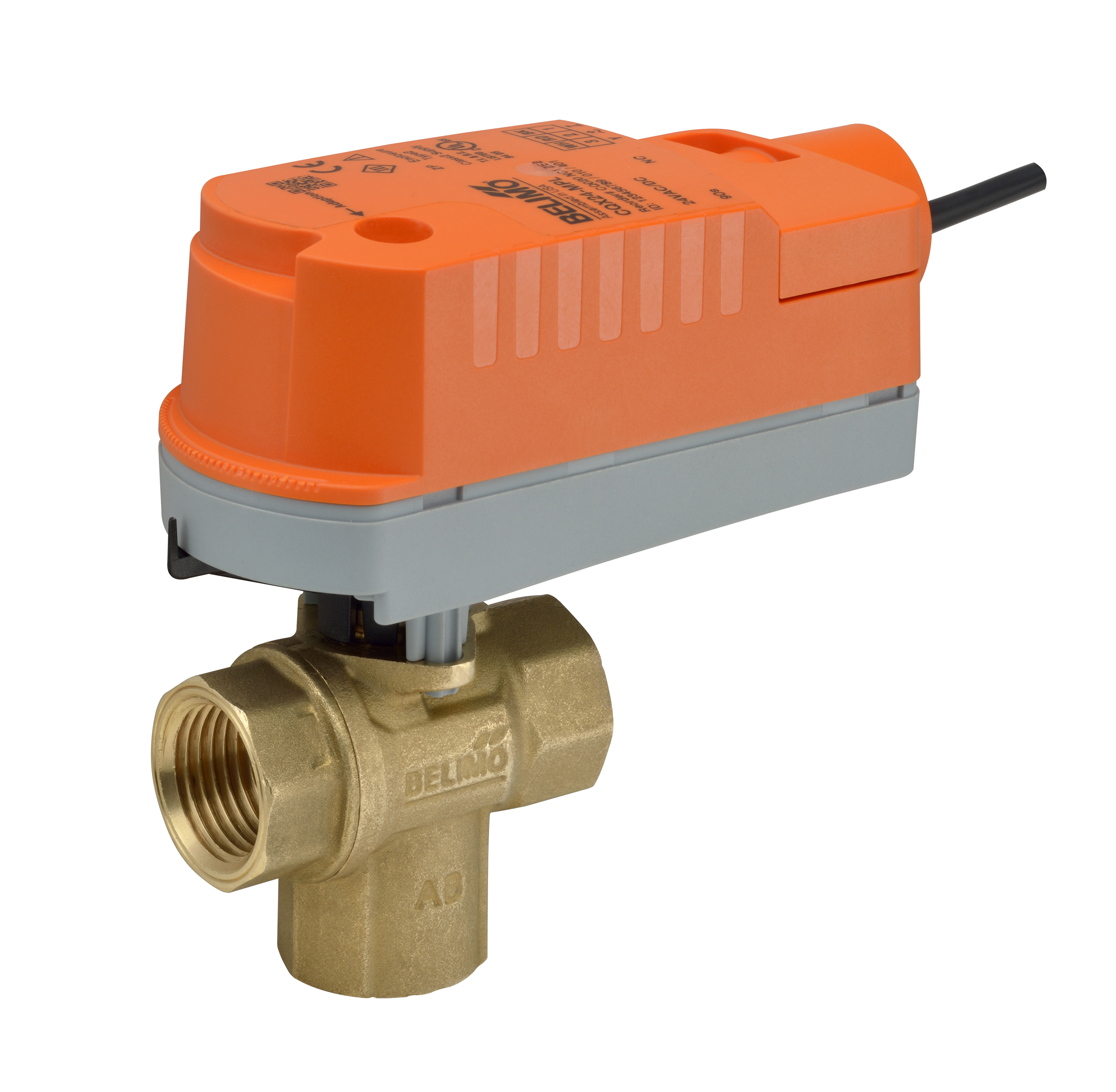 Globe Valve w// Non-Spring MFT 4 2 Way 24V Belimo G6100C+EVX24-MFT 170/ Cv