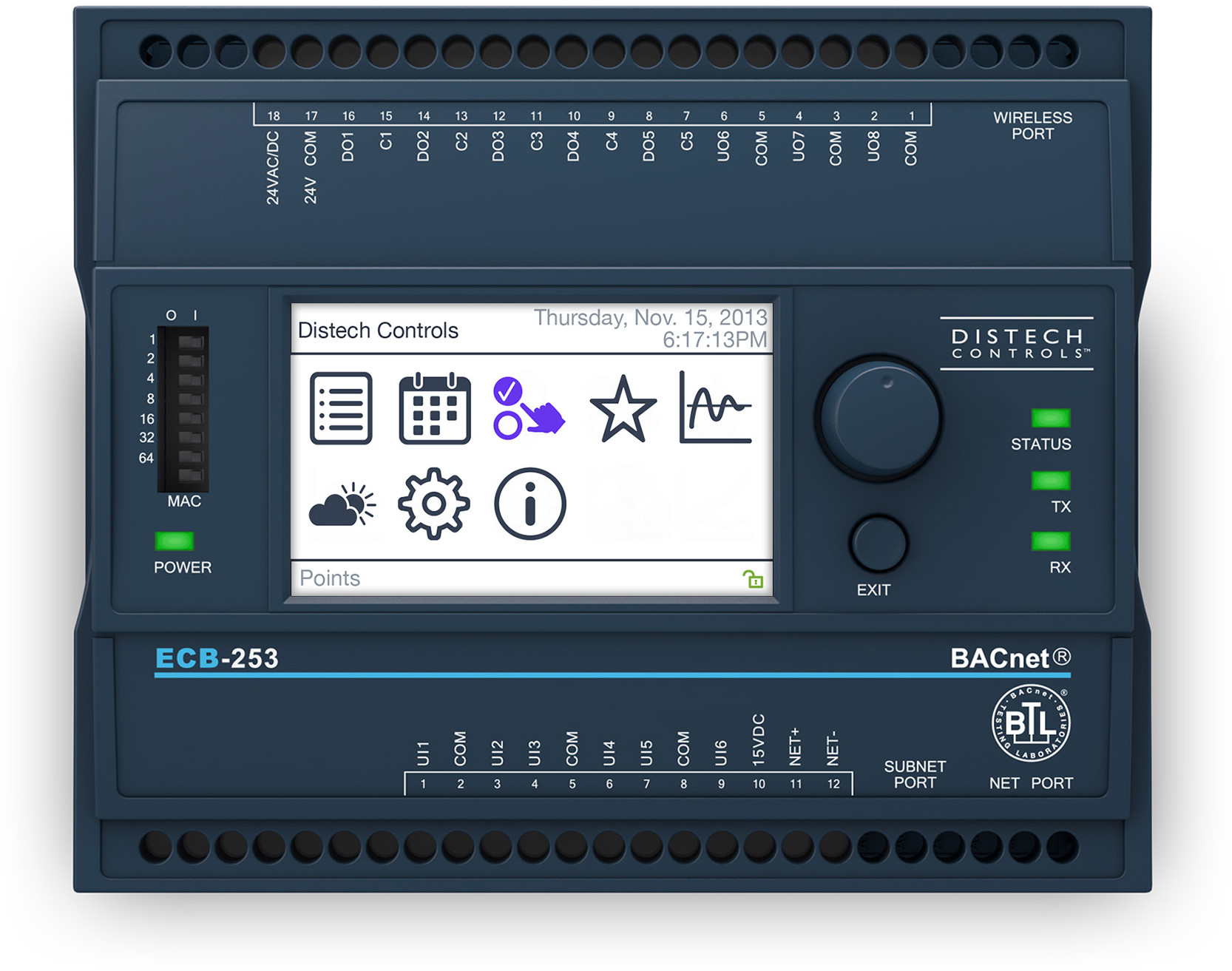 ECB-253 - Distech Controls ECB-253 B-ASC programmable controller with ...