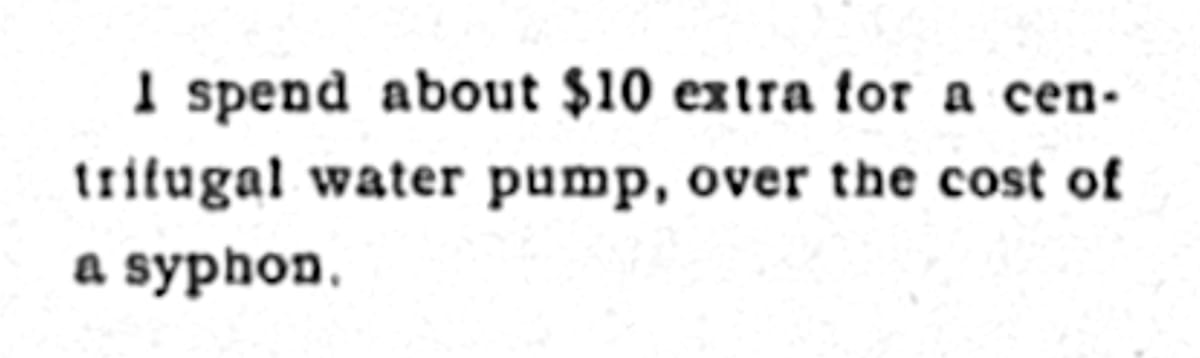 Third extract from the Reo the Fifth ad showing a further example of Olds explaining what a component cost and why he chose to spend it.