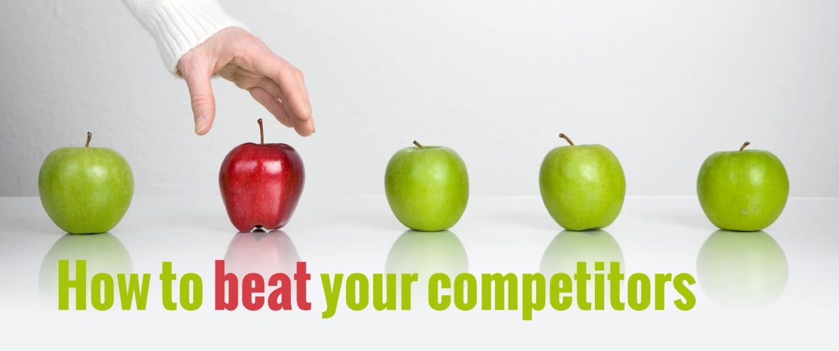 Choosing the apple that stands out.