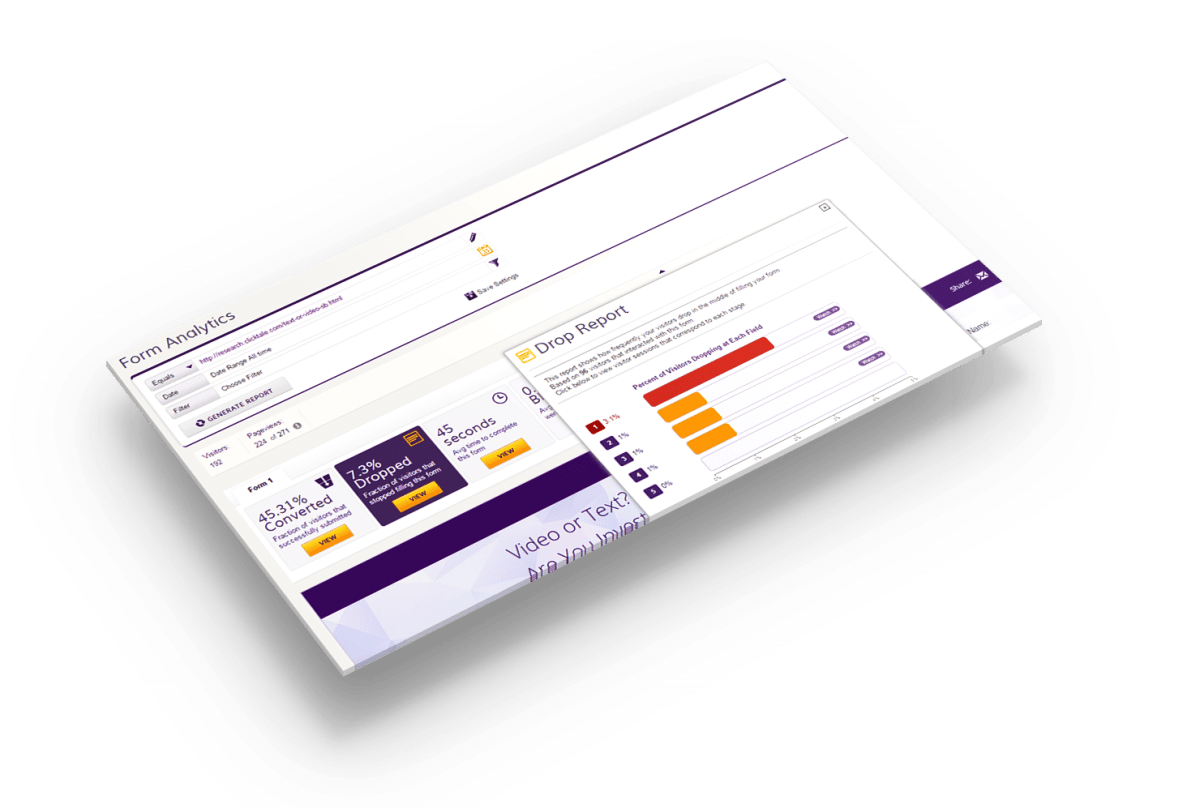 ClickTale form analytics