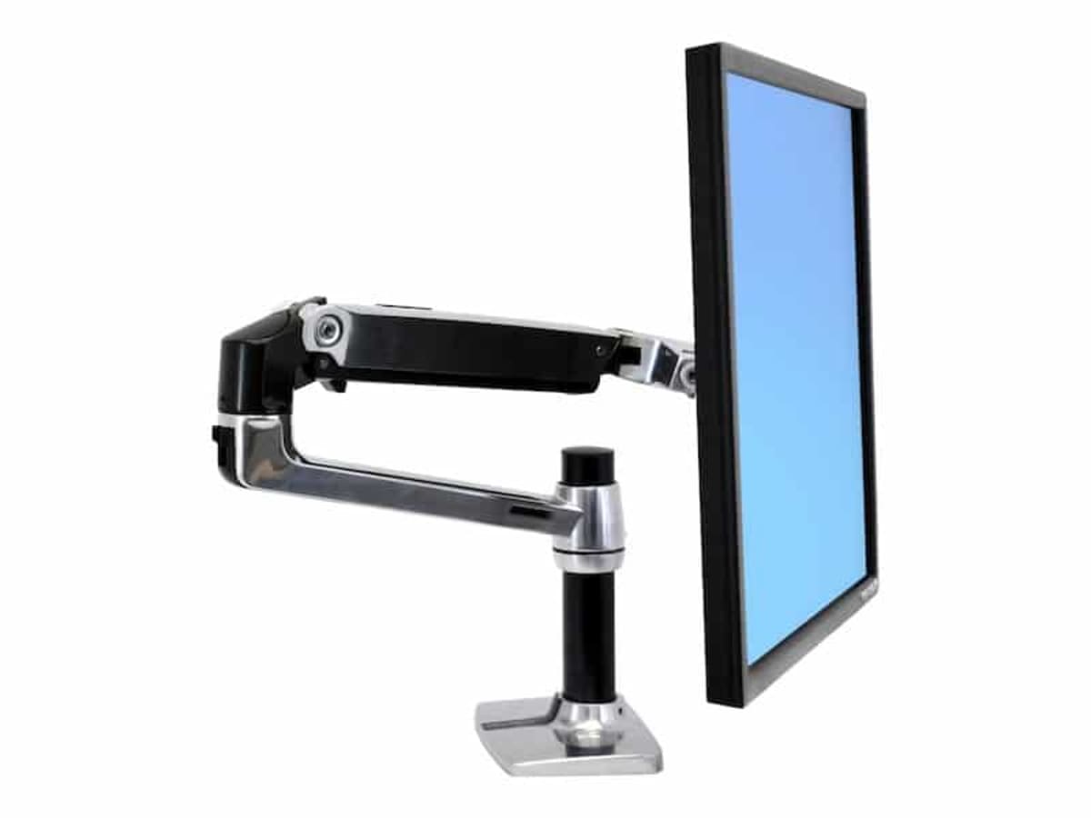 An Ergotron LX Desk Monitor Arm