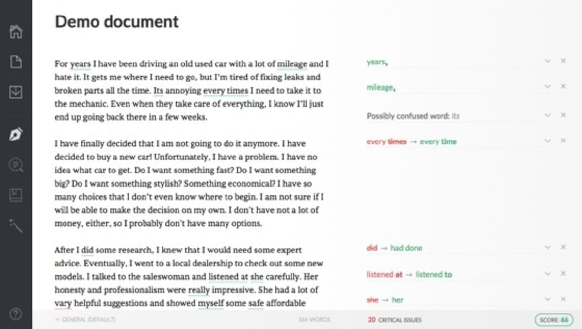 Grammarly app