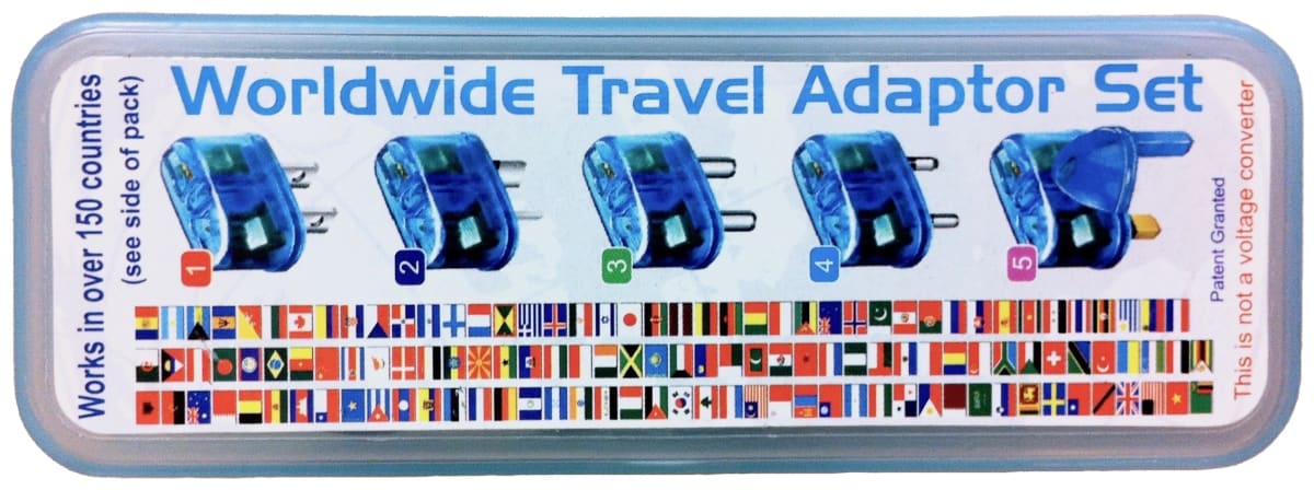 Lid of travel adapters