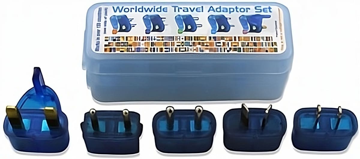 Mobal travel adapters.