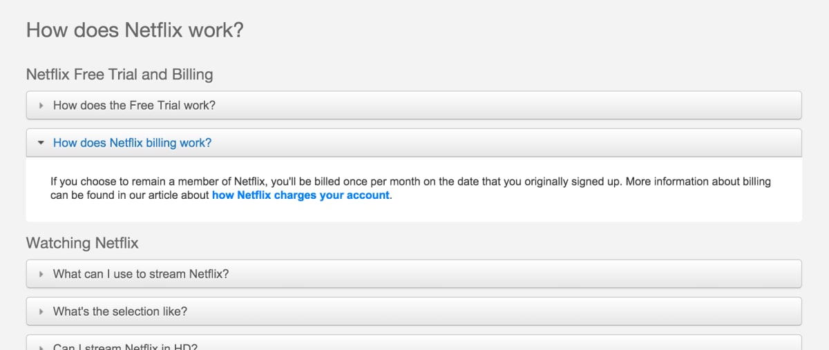 Netflix FAQ