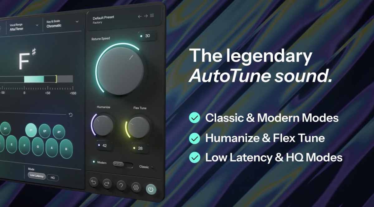 A screenshot from the Autotune video testimonial showing the software in action