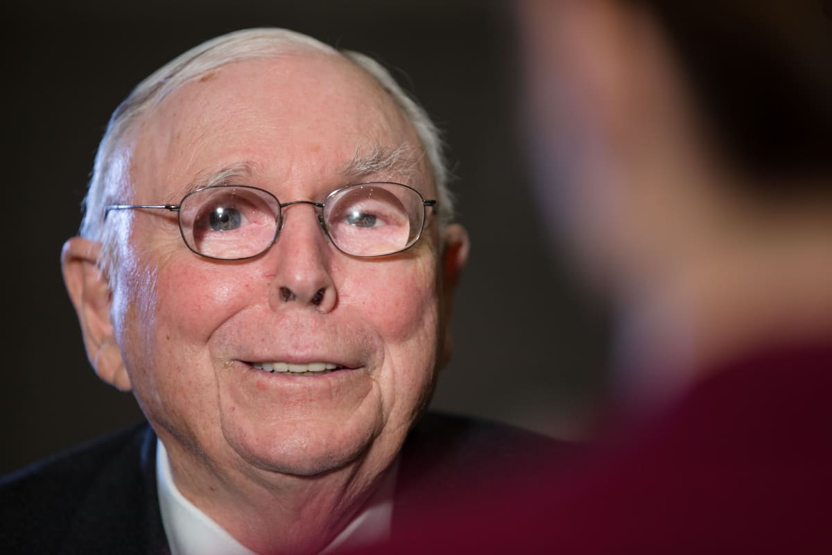 A photo of Charlie Munger