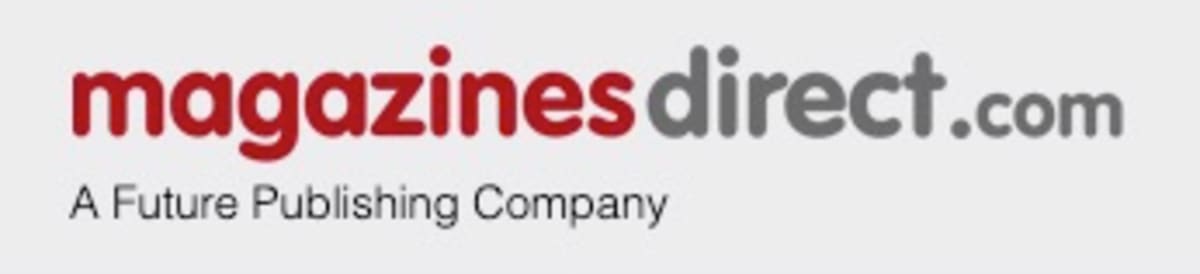 A close-up of the tagline that sits beneath the magazinesdirect.com logo—‘A Future Publishing Company’.