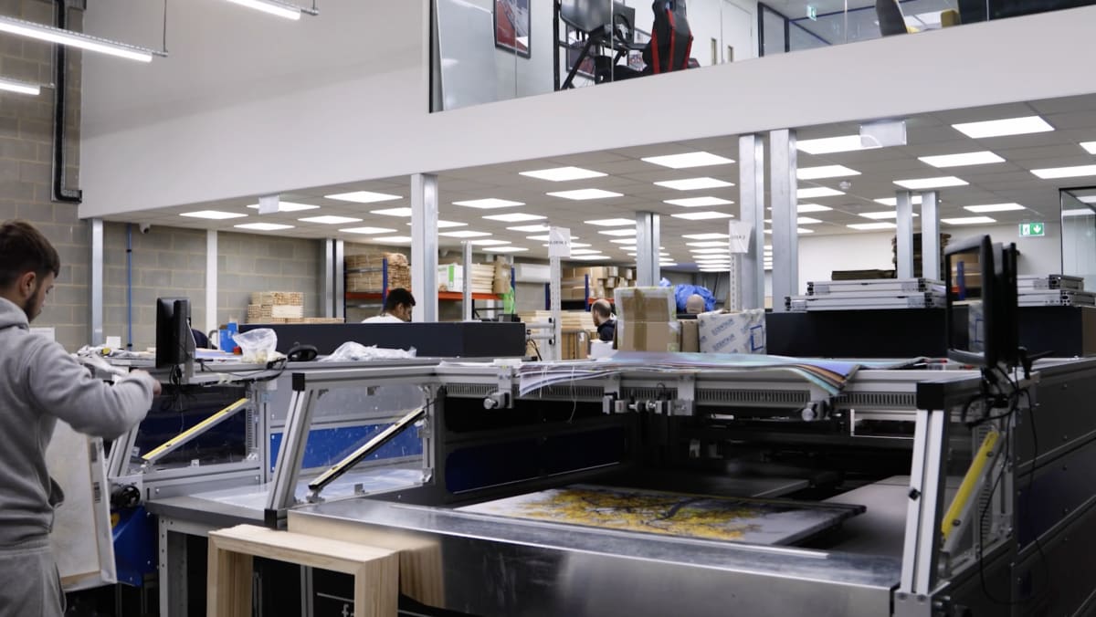 Parrot Print’s offices and printing set up