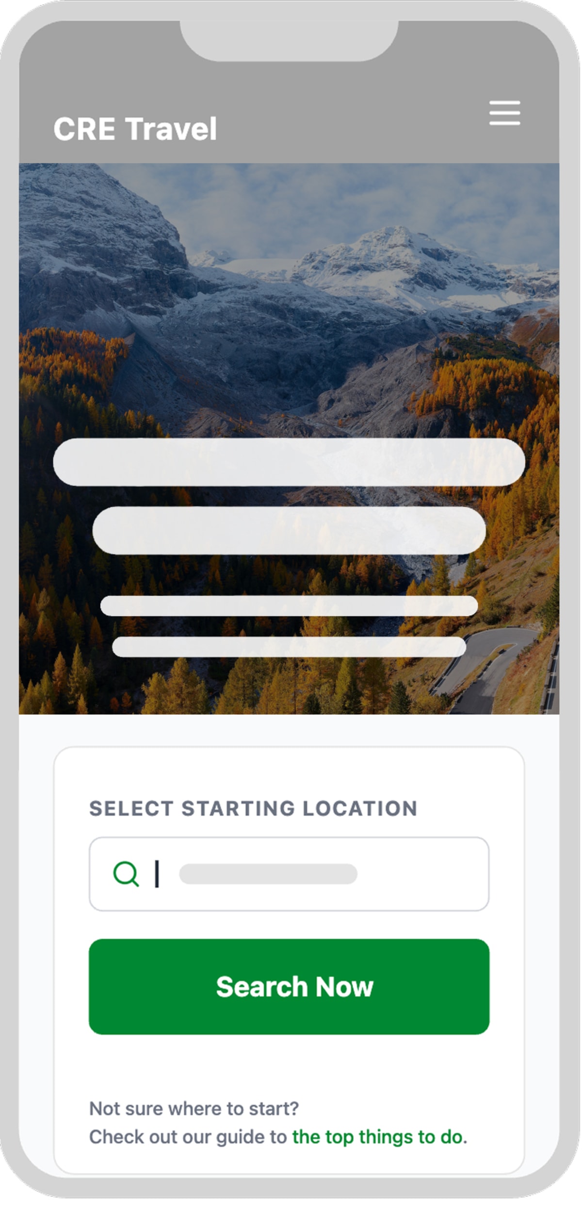 The winning variation on the right showing a more prominent image and shorter form.
